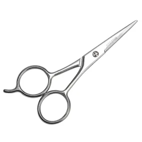 1 Set Men Beard Mustache Styling Scissors with Comb and PU Bag Kits Gray