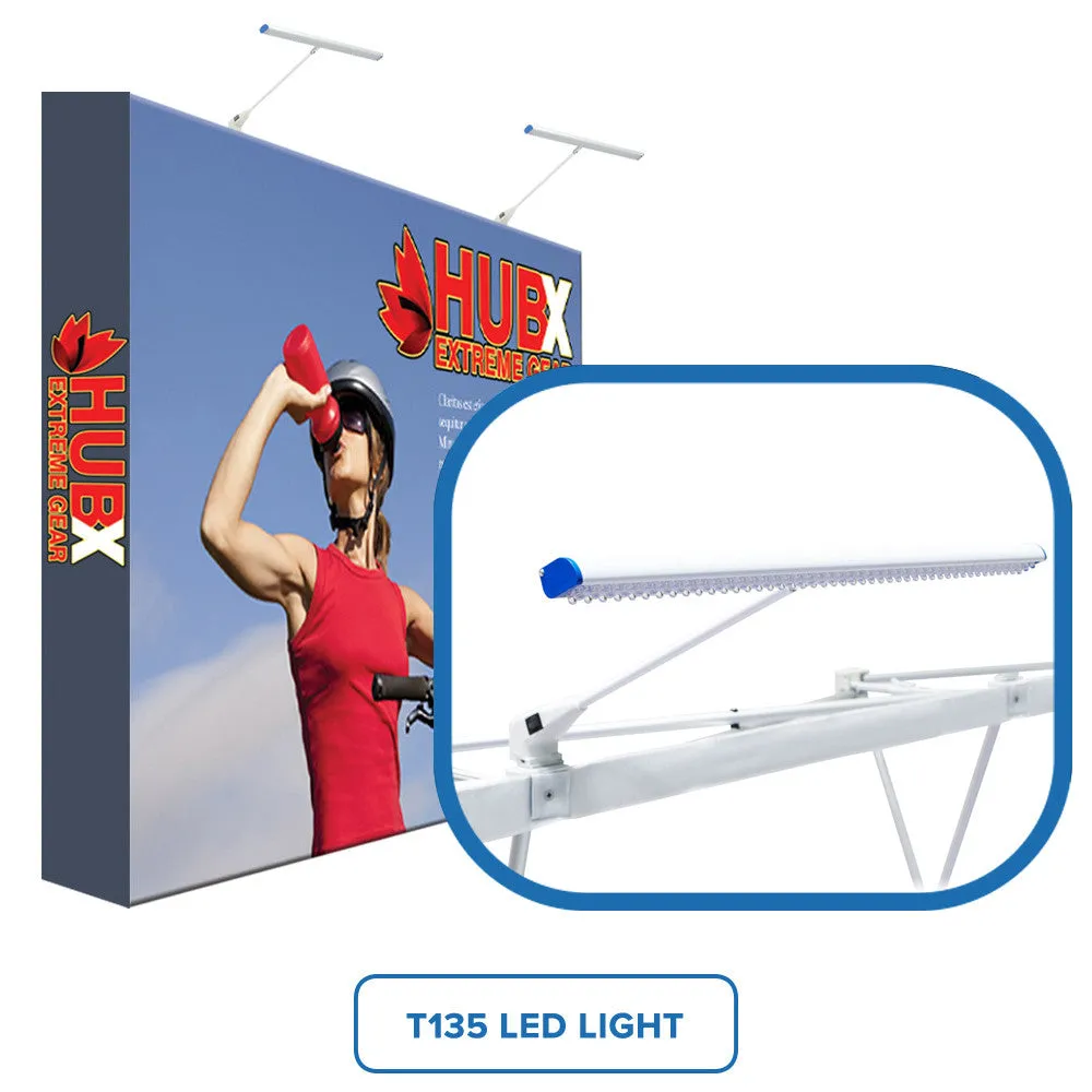10 ft. Fabric Pop Up Display - Straight Graphic Package