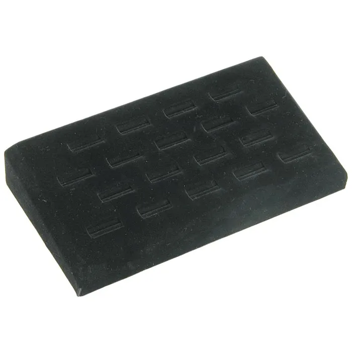 18-Slot Angled Ring Bar Displays, 8.25" L x 4.5" W
