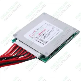 20A 16S 60V BMS 18650 Lithium Li Polymer Protection Board BMS with Heatsink for E-Bike Electric Scooter