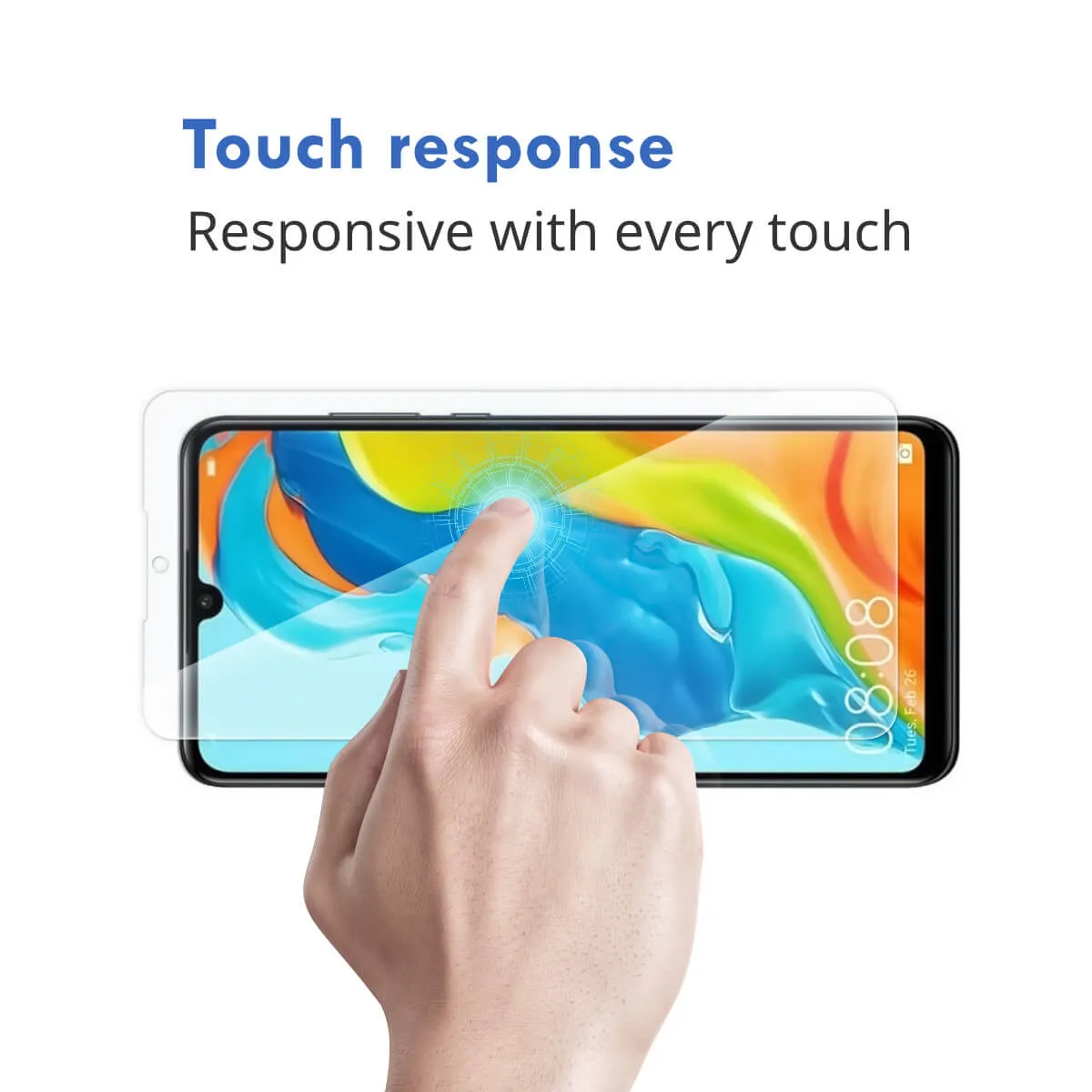 2x Hugmie® Huawei P Smart Z Tempered Glass Screen Protector