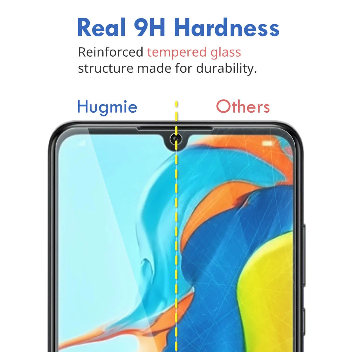 2x Hugmie® Huawei P Smart Z Tempered Glass Screen Protector
