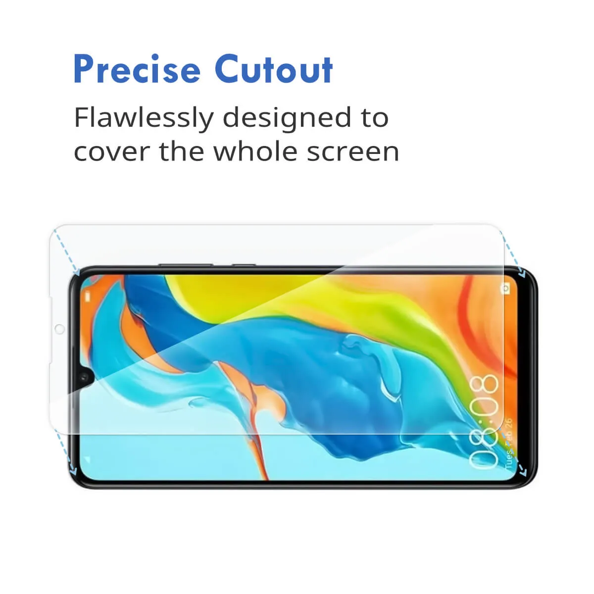 2x Hugmie® Huawei P30/P30 Lite Tempered Glass Screen Protector