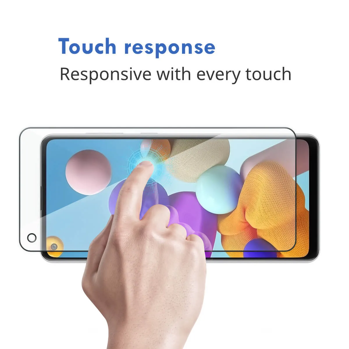 2x Hugmie® Samsung S22 Full Coverage Screen Protector