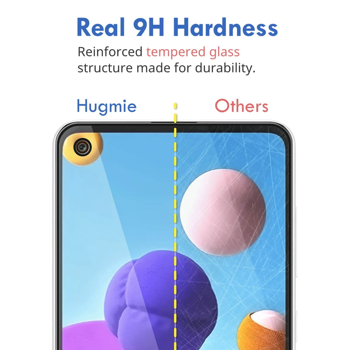2x Hugmie® Samsung S23 Plus Full Coverage Screen Protector