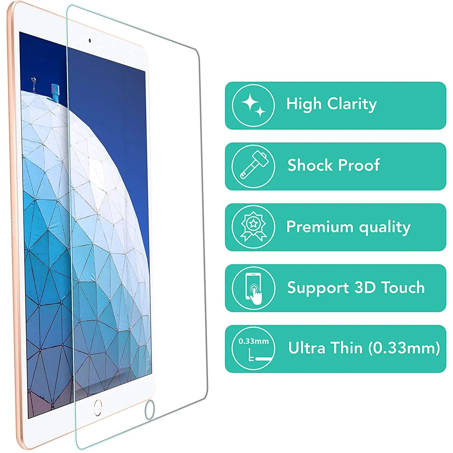 2X Screen Protector For Apple iPad Pro & iPad Air 3 10.5"