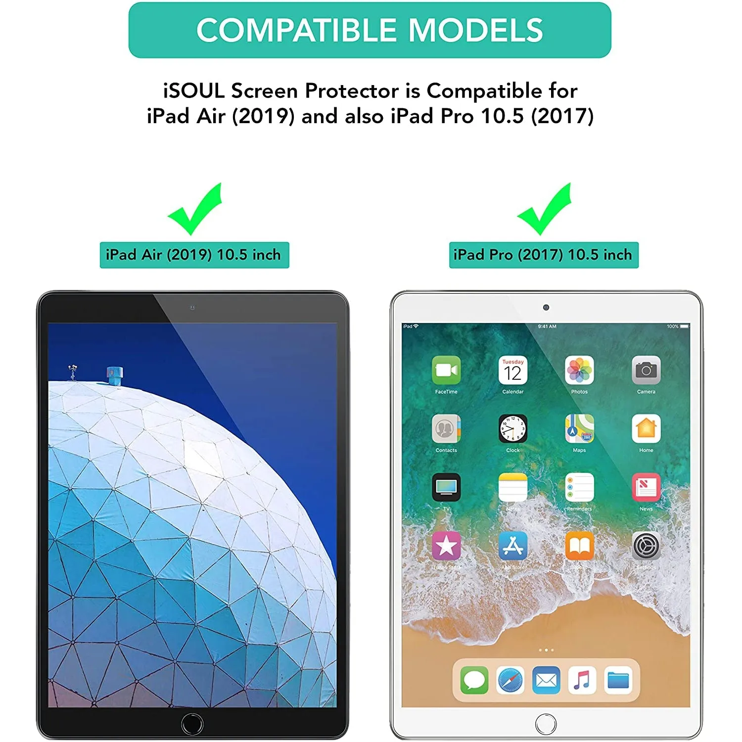 2X Screen Protector For Apple iPad Pro & iPad Air 3 10.5"