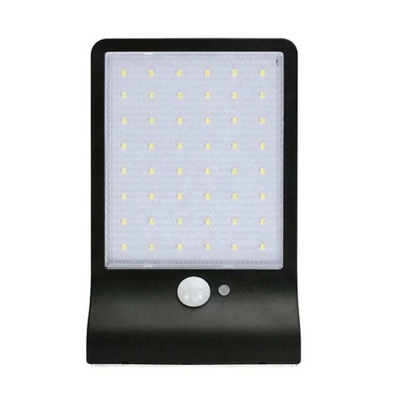 36/48 LED Solar Power Motion Sensor Wall Light Outdoor Environmental Protection Energy Conservation Waterproof Yard Street Lamp