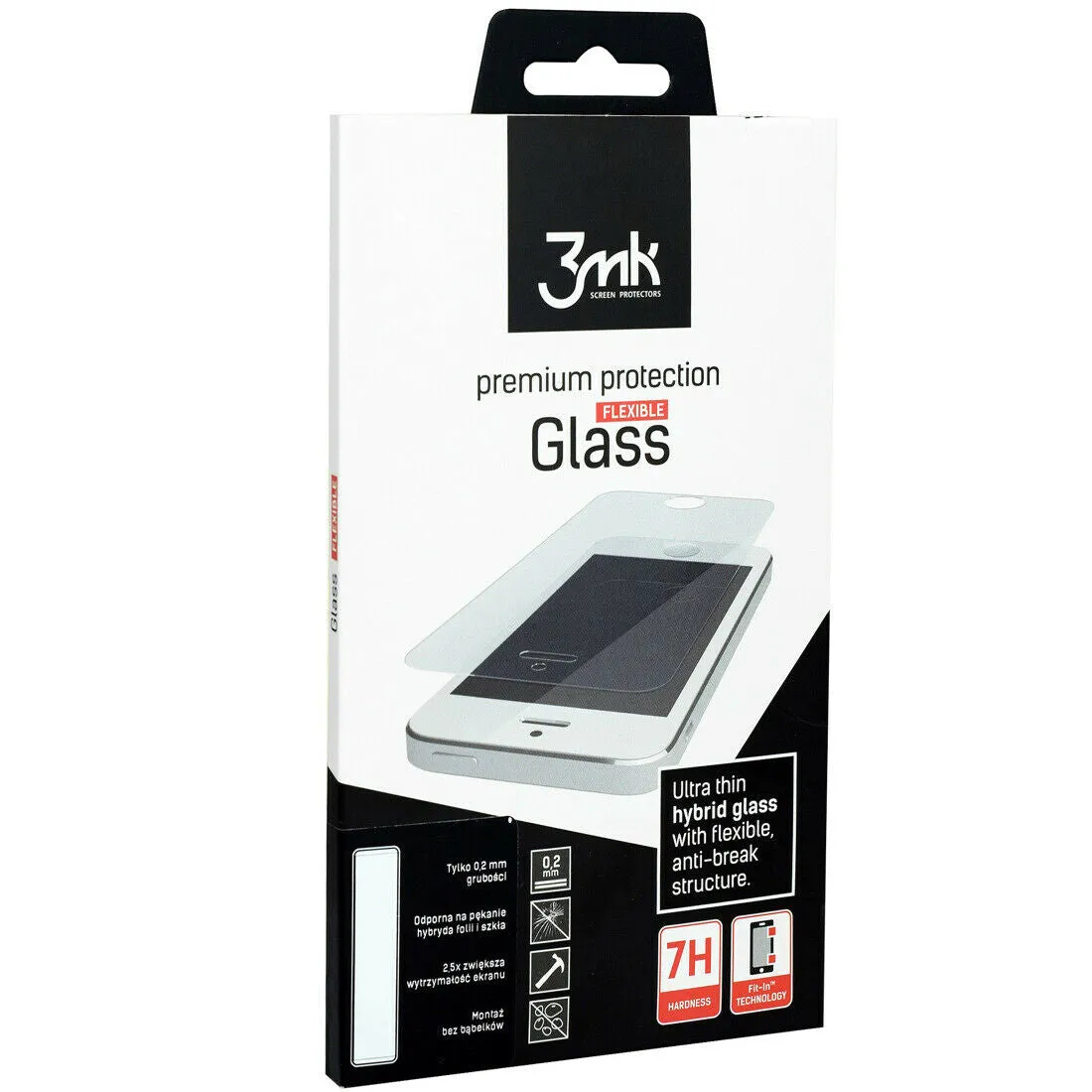 3mk Flexible Glass Hybrid Film Screen Protector for Samsung Galaxy A50 Clear