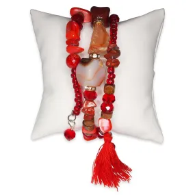 3" White Leatherette Pillow Displays