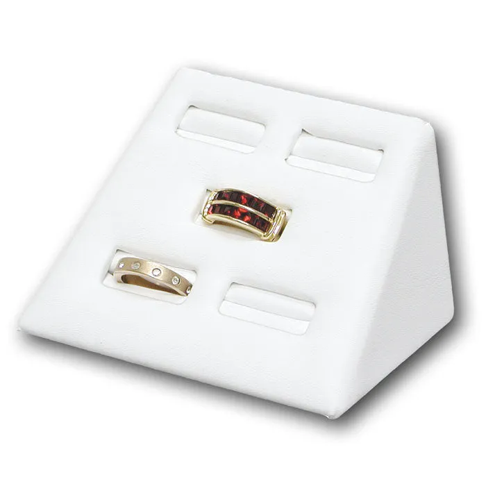 5-Slot Mini Ring Displays in Pearl, 3.75" L x 3.75" W