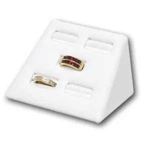 5-Slot Mini Ring Displays in Pearl, 3.75" L x 3.75" W