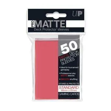 50ct Pro-Matte Fuchsia Standard Deck Protectors
