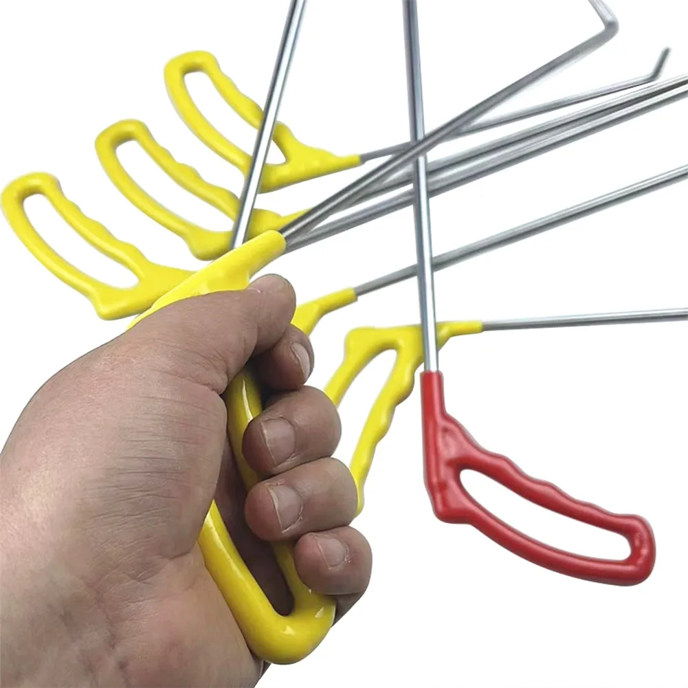 8PCS Rods Tools Hail Repair Kit Stainless Steel Paintless Dent