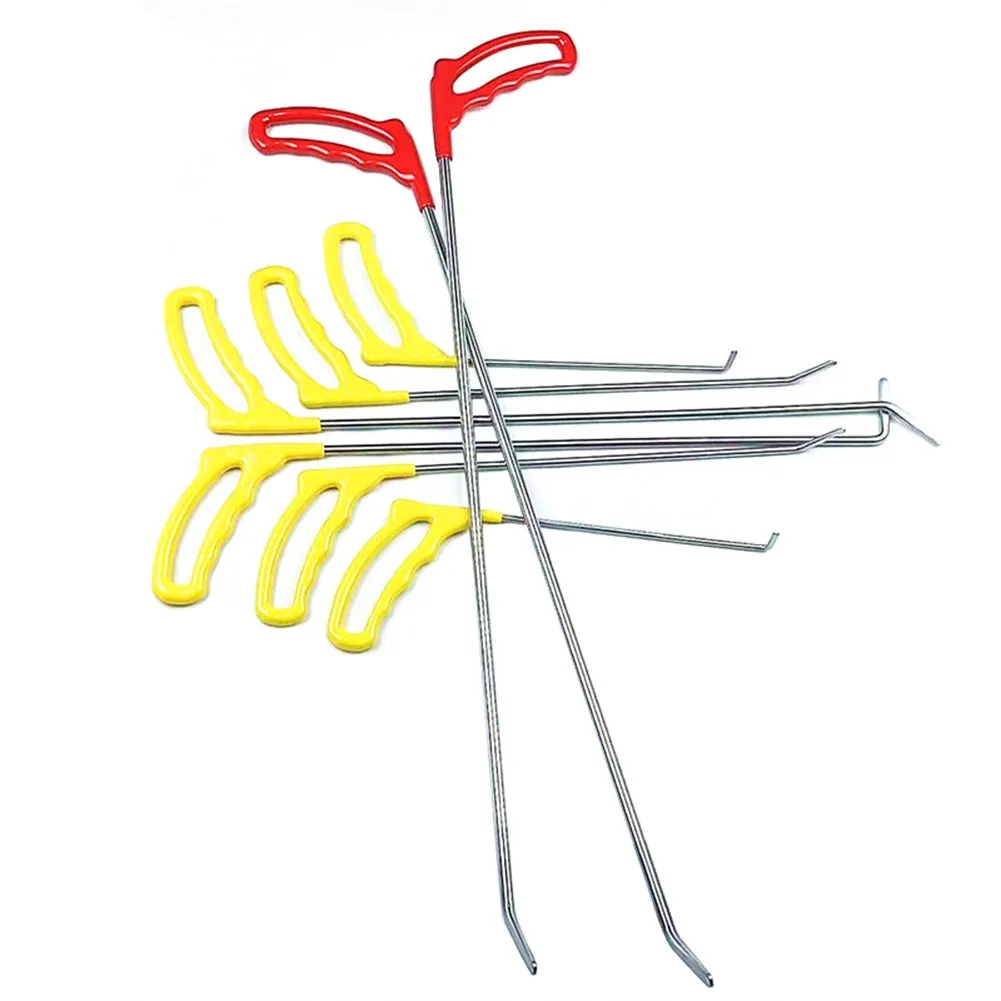 8PCS Rods Tools Hail Repair Kit Stainless Steel Paintless Dent