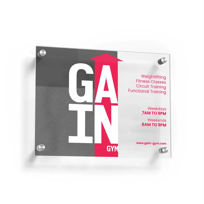Acrylic Signs