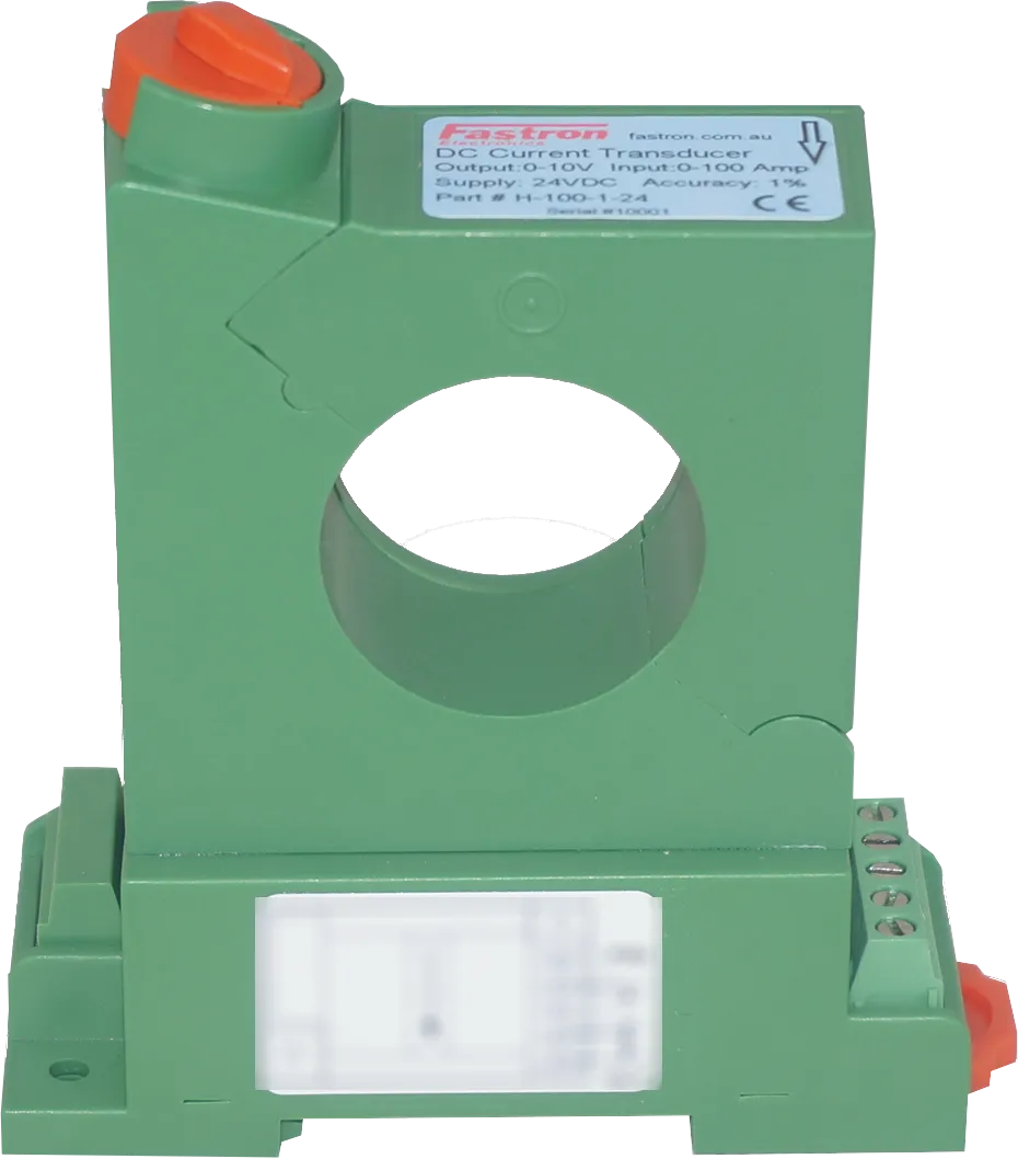 ACSP-50-010, Self Powered Split Core AC Current Transducer, 50 Amp AC, 0-10V Average RMS Output, 31mm aperture