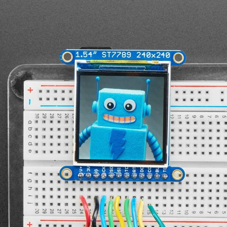 Adafruit 1.54" 240x240 Wide Angle TFT LCD Display with MicroSD - ST7789 with EYESPI Connector