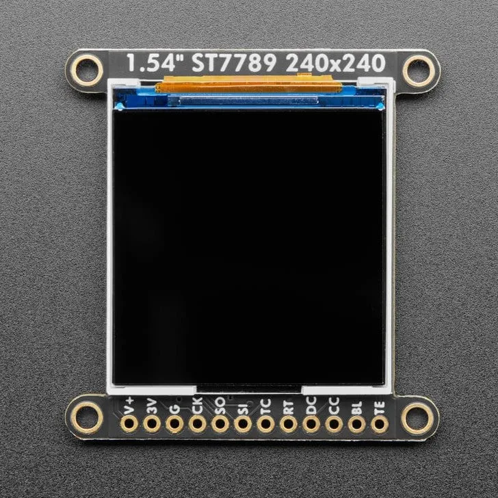 Adafruit 1.54" 240x240 Wide Angle TFT LCD Display with MicroSD - ST7789 with EYESPI Connector