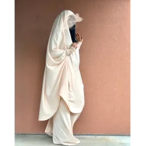 Aisha Two Piece Jilbaab - Sahara Nude