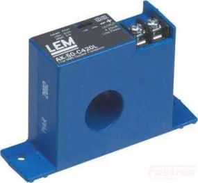 AK 5 C420L, AC Current Sensor, selectable 2, 5 Amp, Average RMS 4-20mA output, 19mm round aperture