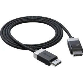 Alogic Fusion 8K DisplayPort to DisplayPort Cable - 3m - 3 m DisplayPort A/V Cable for Notebook, Computer, TV, Projector - First End: 1 x DisplayPort 1.4 Digital Audio/Video - Male - Second End: 1 x DisplayPort 1.4 Digital Audio/Video - Male - 32.4 Gbit/s