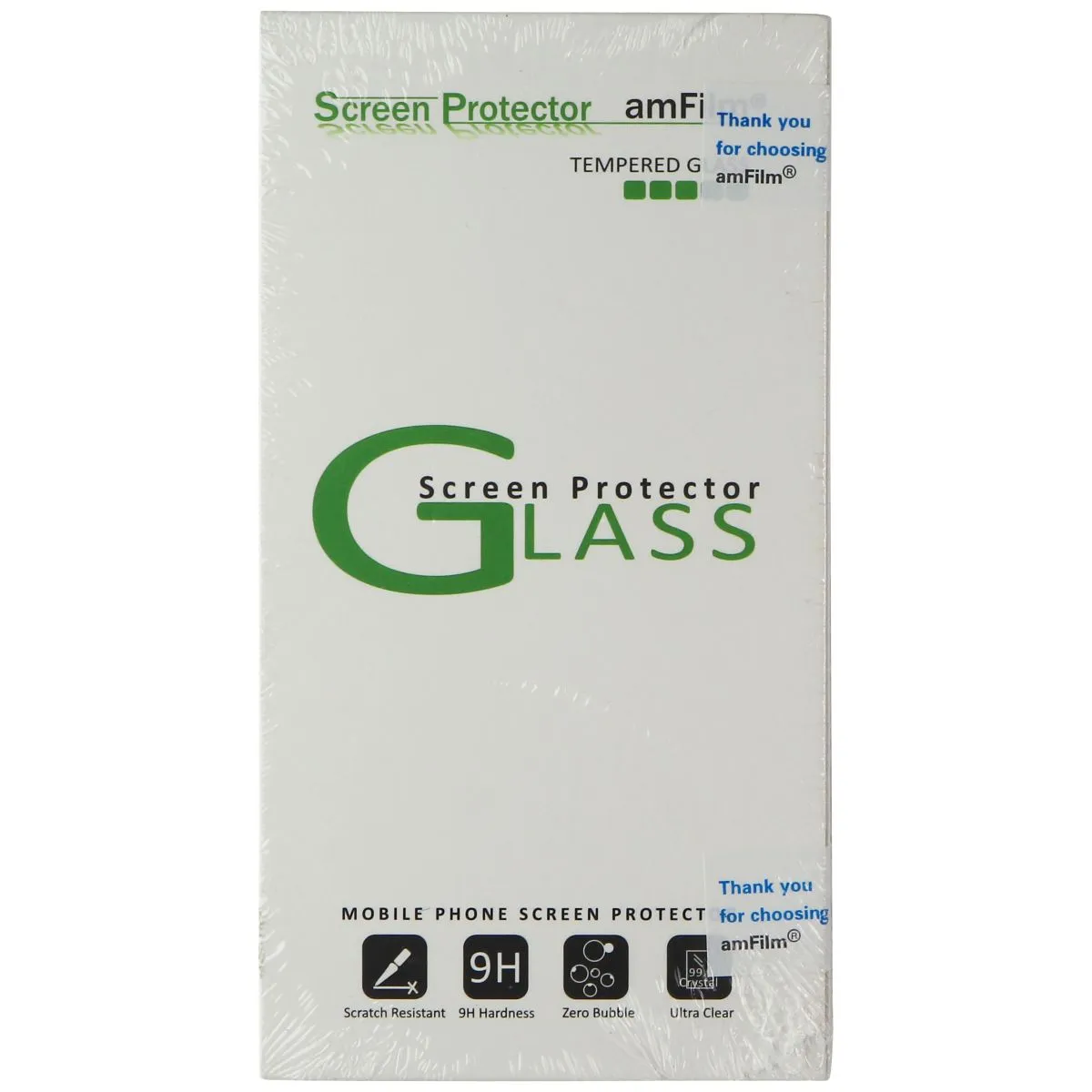 amFilm Screen Protector (3-Pack) Glass for Apple iPhone Xs Max - Clear