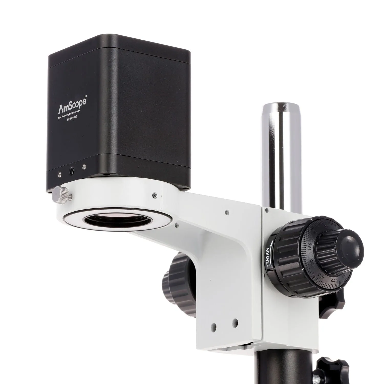 AmScope AF Series 1080p Auto-Focus Video Inspection Microscope with Motorized Zoom   Table Stand