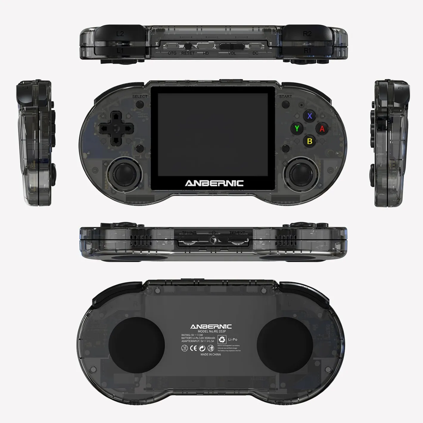 Anbernic RG353P: 3.5" Touch Screen, Quad core CPU, SNES Inspired Console