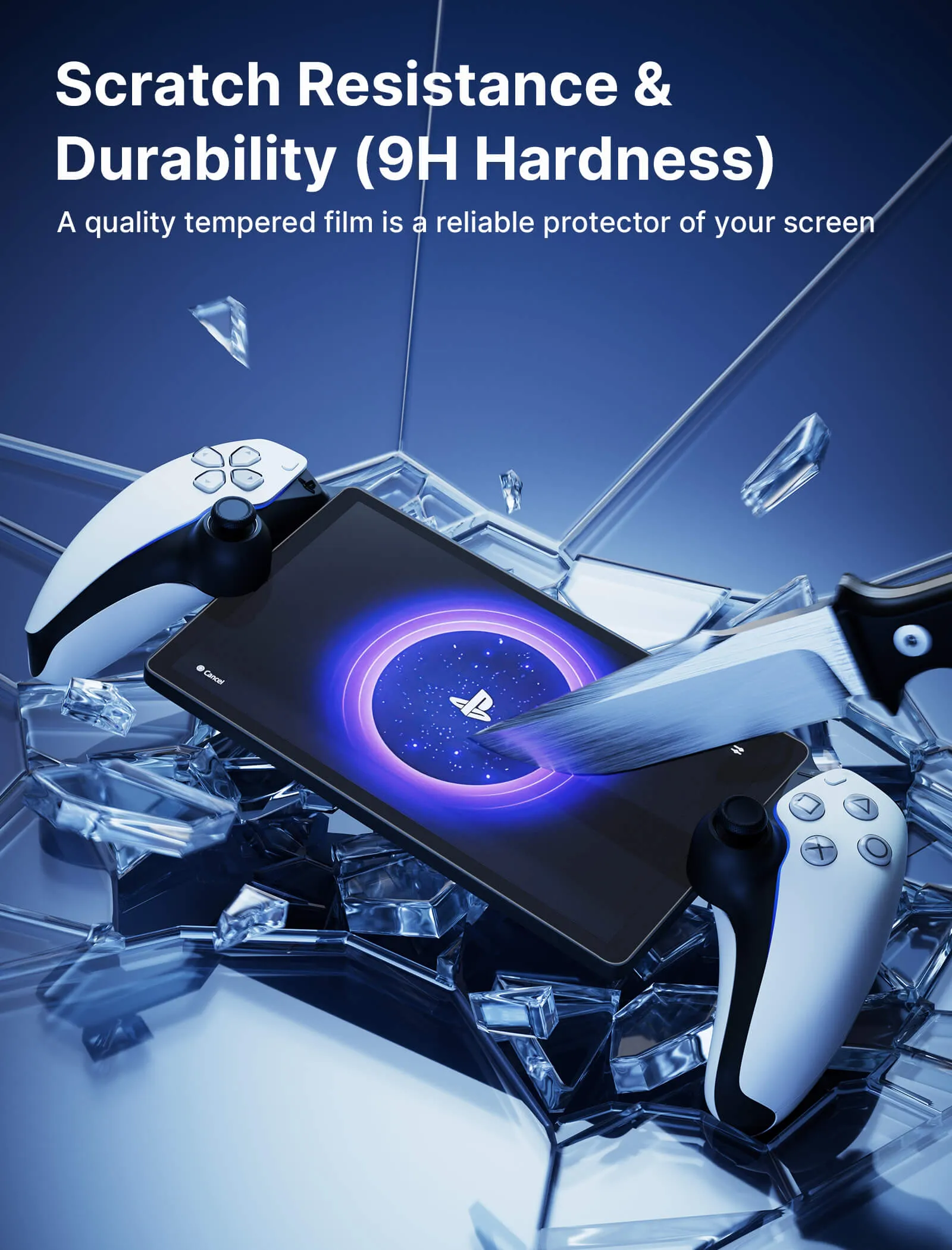 Anti Glare Screen Protector for PlayStation Portal Remote Player