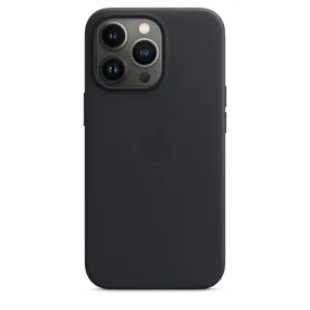 Apple iPhone 13 Pro Leather Case MM1H3FE/A Midnight With Magsafe