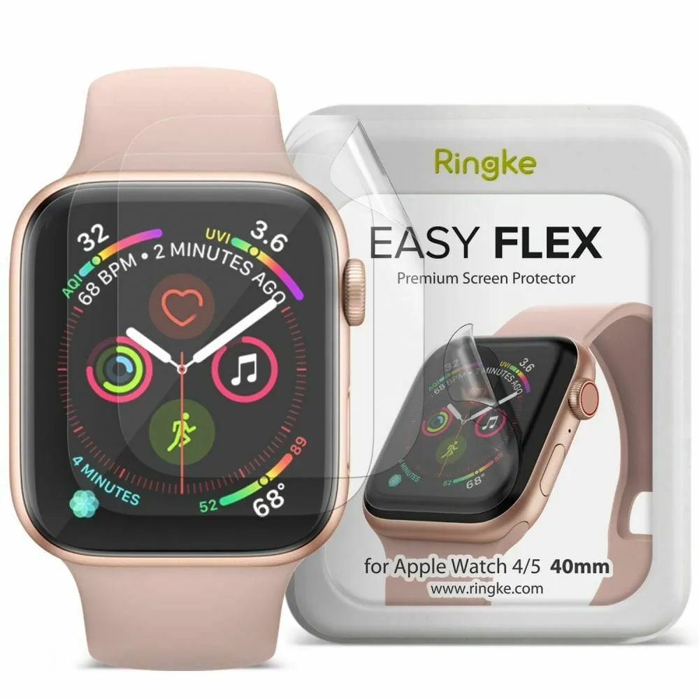 Apple Watch 9/8/7 (41mm) & 4/5/6/SE (40mm) Screen Protector By Ringke