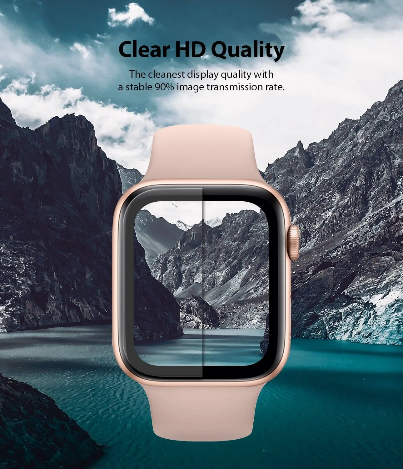 Apple Watch 9/8/7 (41mm) & 4/5/6/SE (40mm) Screen Protector By Ringke