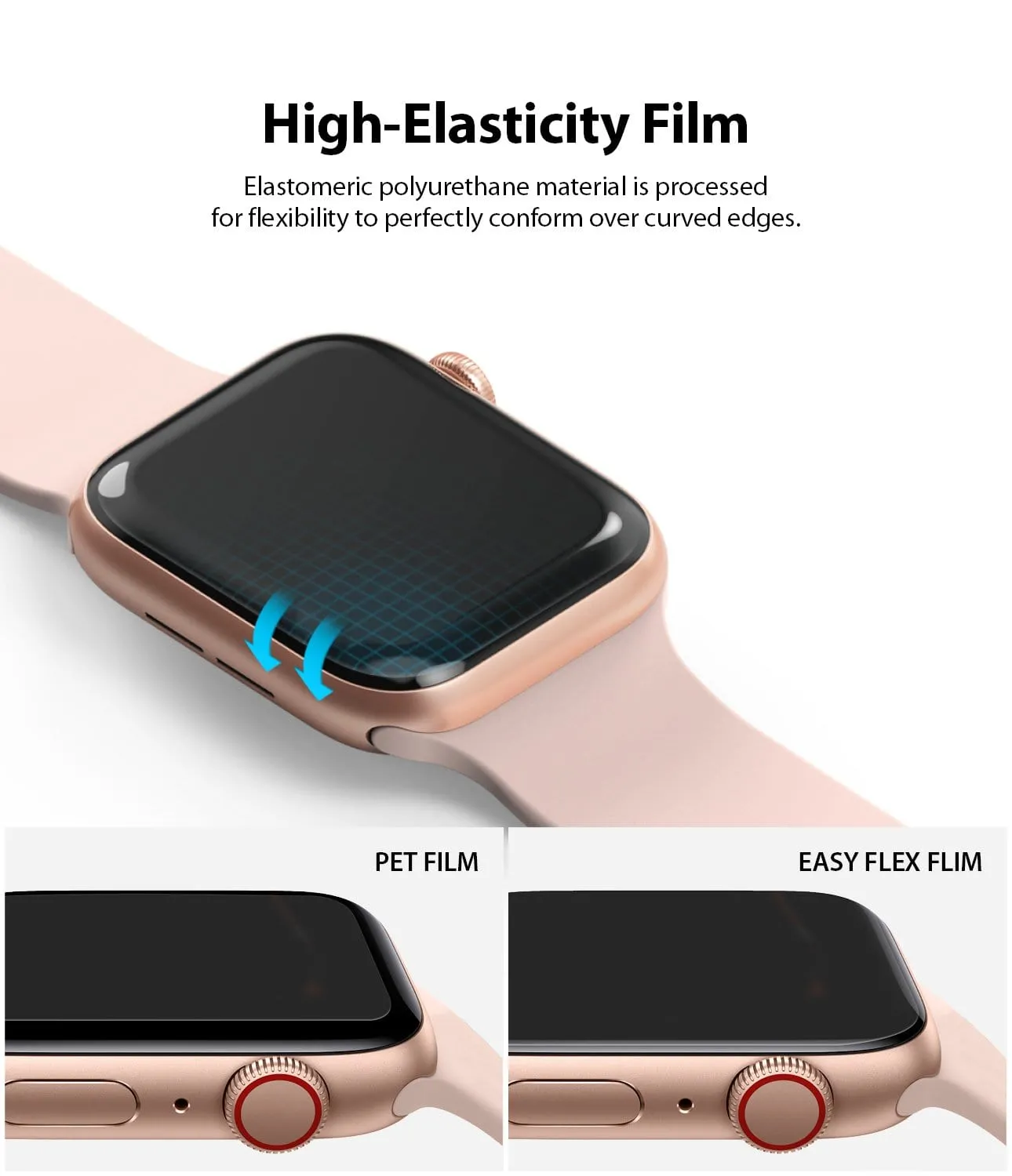 Apple Watch 9/8/7 (41mm) & 4/5/6/SE (40mm) Screen Protector By Ringke