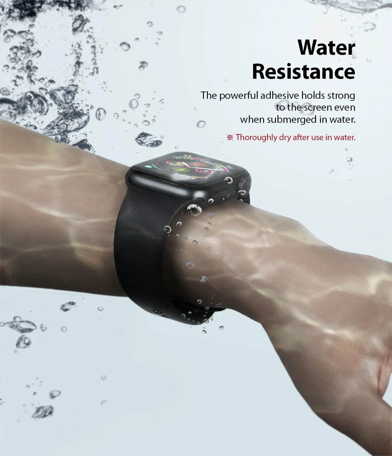 Apple Watch 9/8/7 (41mm) & 4/5/6/SE (40mm) Screen Protector By Ringke
