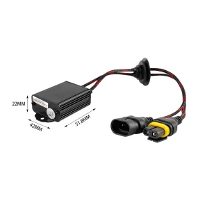 Arc Lighting All" One Decoder LED Light Wire Harness - CANbus/PWM Systems - 9005 /9006 /9012/H10 Bulbs - (Pair)