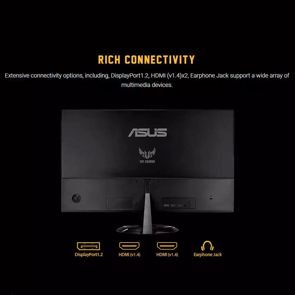 Asus TUF VG24VQE 24 Inch VA FHD Curved Gaming Monitor 165Hz