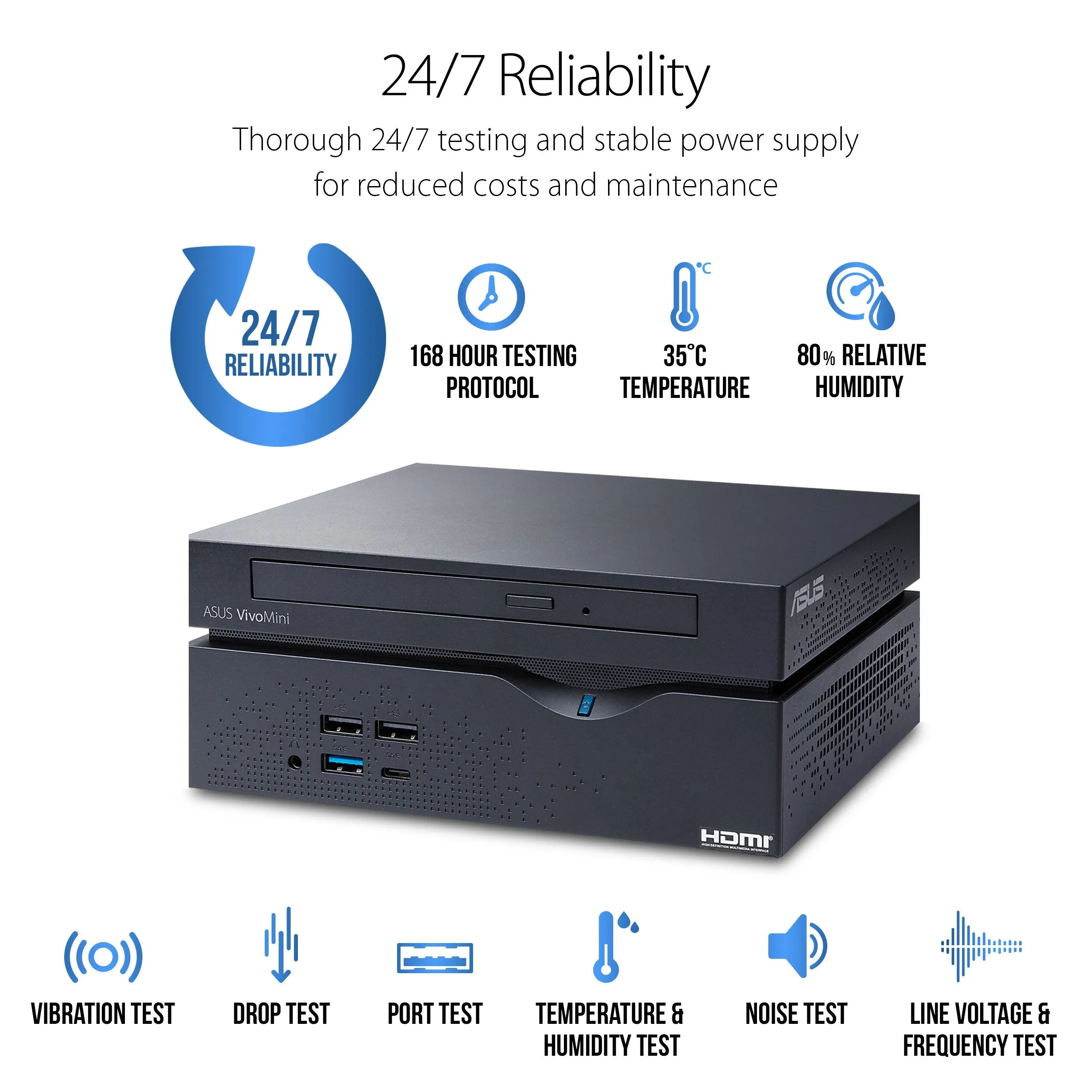 Asus VC66-CB5018ZN VivoMini PC with Intel Core i5-8400 and 4K UHD
