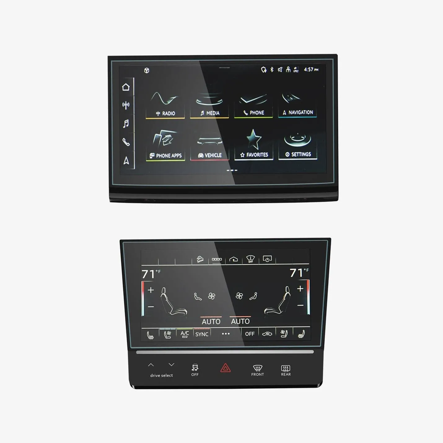 Audi Models - Screen Protector GLAS.tR SLIM | Anti-Glare
