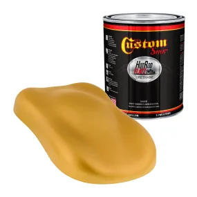Autumn Gold Metallic - Hot Rod Flatz Flat Matte Satin Urethane Auto Paint - Paint Gallon Only - Professional Low Sheen Automotive, Car Truck Coating, 4:1 Mix Ratio