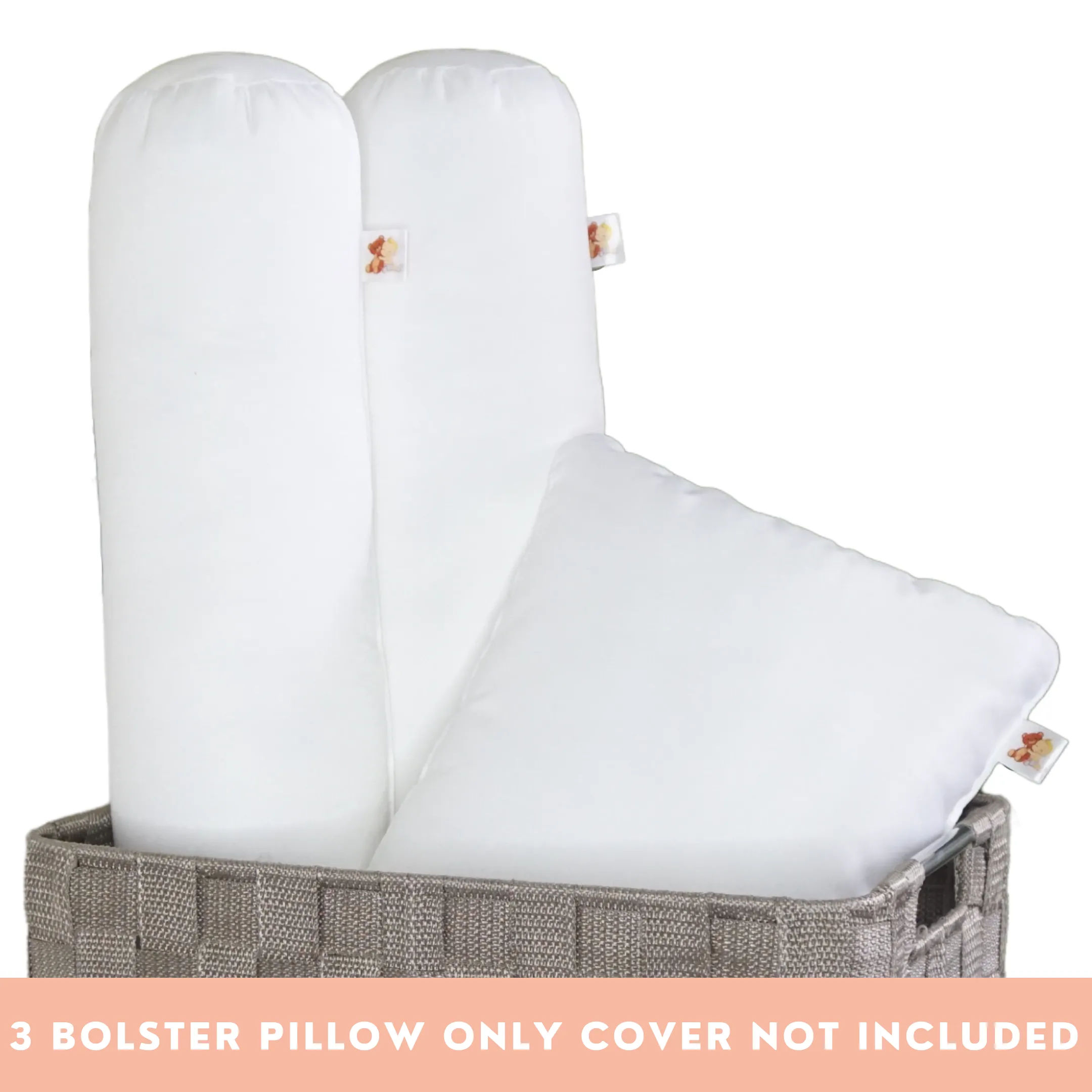 Babycuddleph 3 PCS Bolster Pillow  Only Cover Not Included