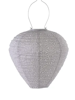Balloon Sashiko LED Lantern - Light Taupe