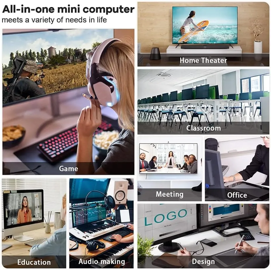 Beelink SER5 Versatile Mini PC, AMD Ryzen 5 5560U(up to 4.0GHz) 6C/12T  (Refurbished)