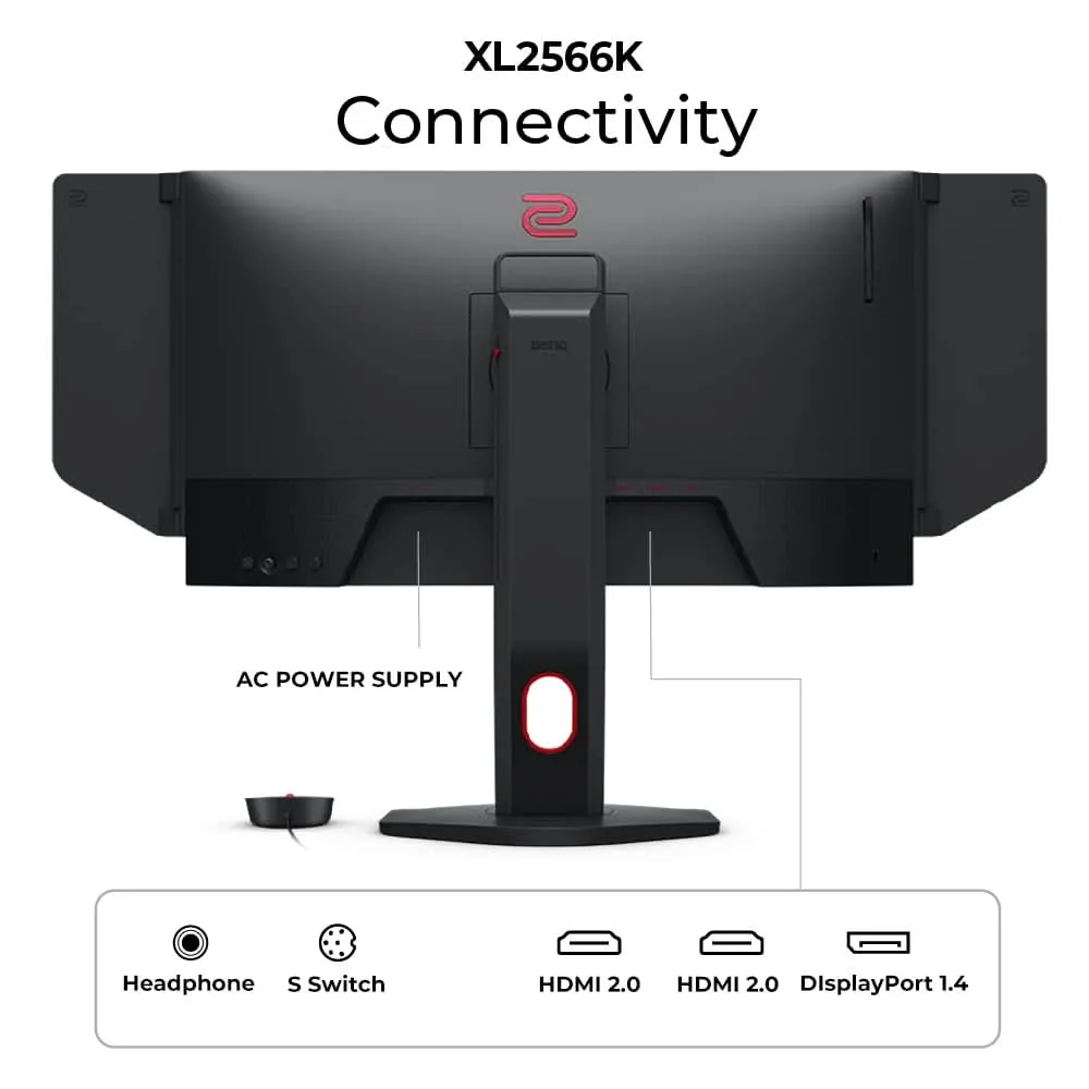 BENQ ZOWIE 25 INCH XL2566K FHD 360HZ ESPORTS GAMING MONITOR WITH HEIGHT ADJUSTMENT