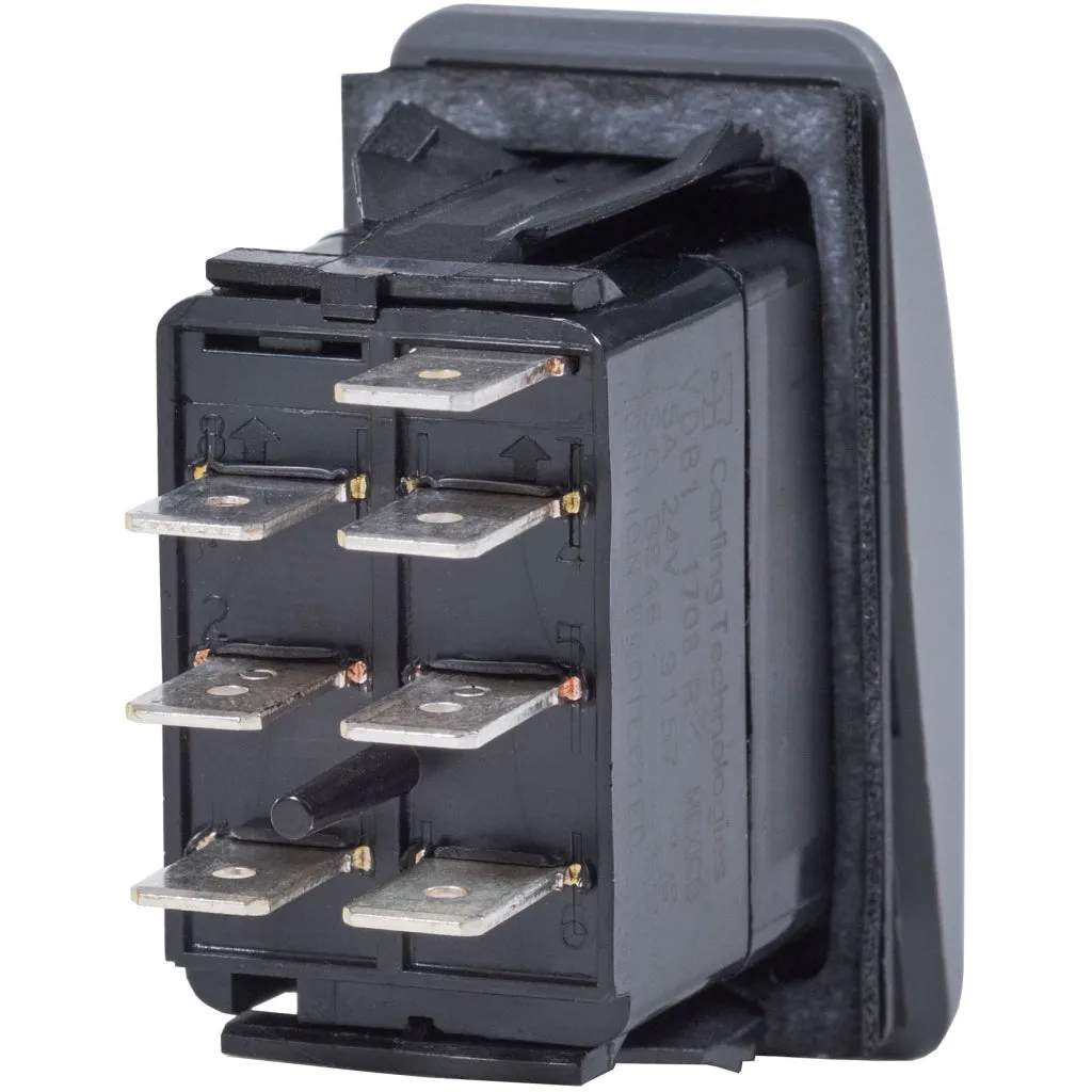 Blue Sea Black DPDT Contura Switch