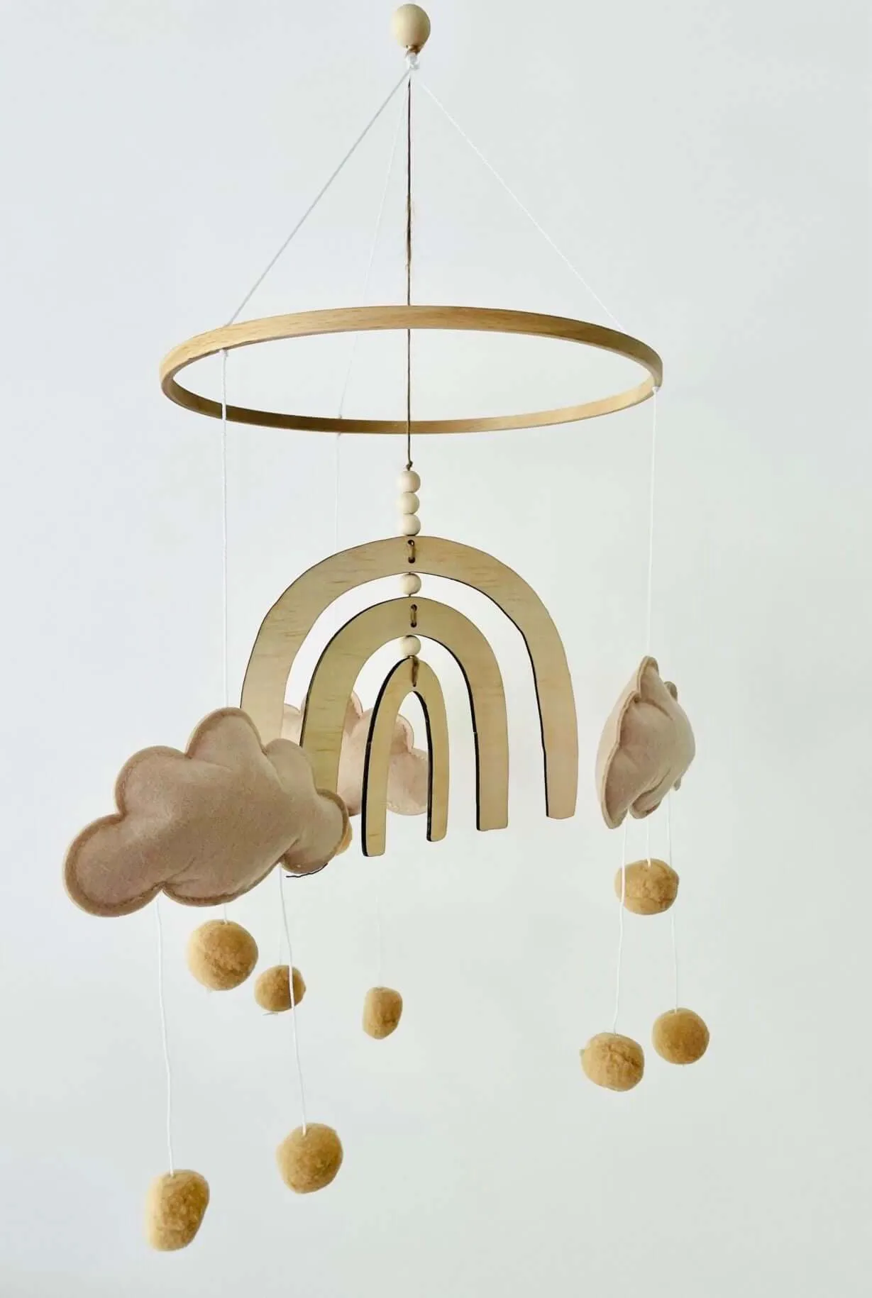 Boho Rainbow Nursery Mobile