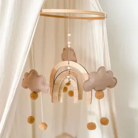 Boho Rainbow Nursery Mobile