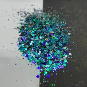 Bright Lightyear Sky - Chunky Colorshift Glitter Mix