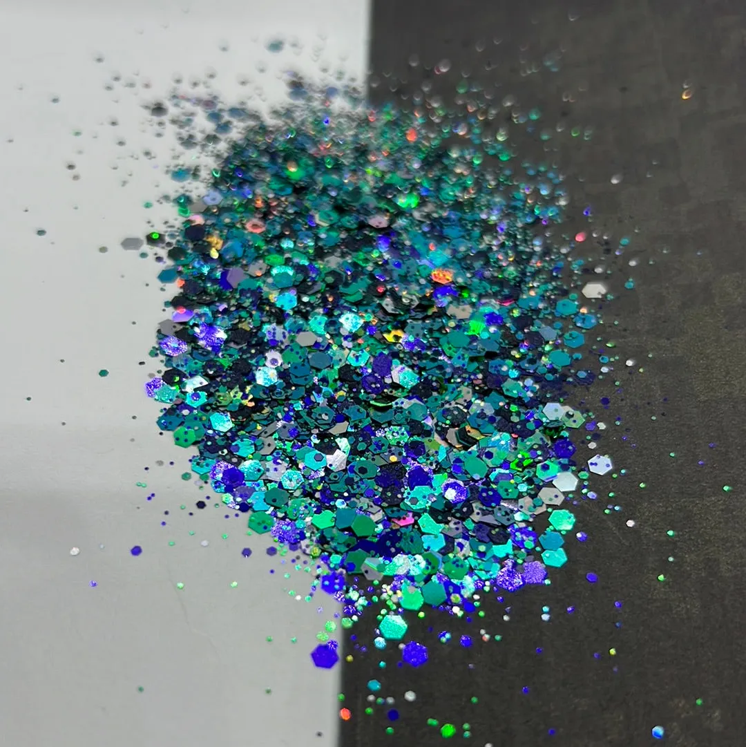 Bright Lightyear Sky - Chunky Colorshift Glitter Mix