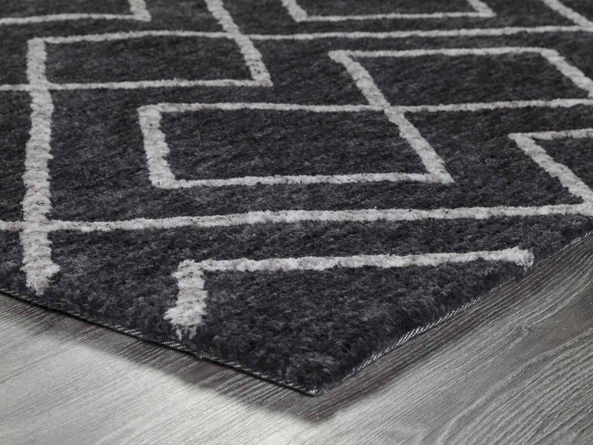 Bryant Graphite Shag Rug 5'x7'6"